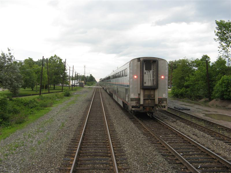 Meeting the 6-hour late Eastbound Capitol Limited at Berea, Ohio